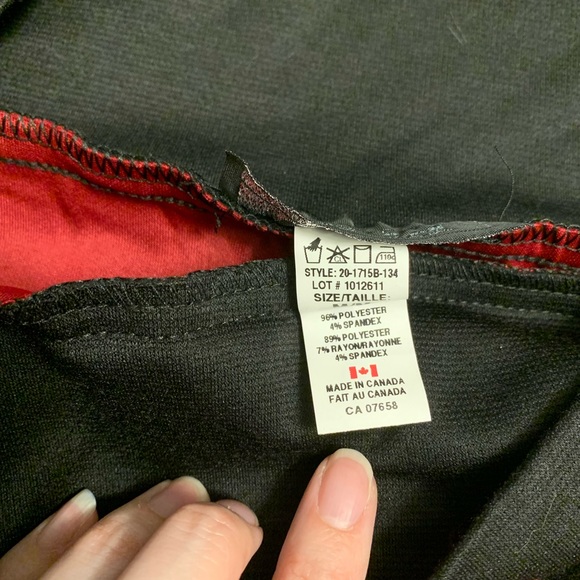 Red and Black Stripes Pencil Skirt Size Medium NWT - Picture 3 of 6